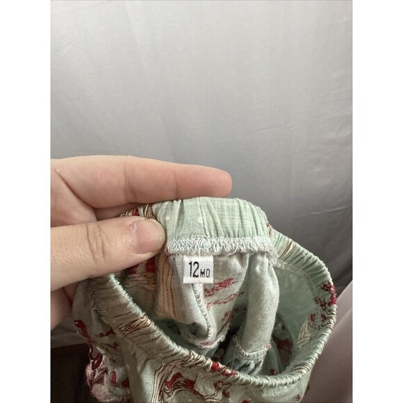 Long Sleeve Shirt And Matching Skirt Bird Print Size 12 M Preowned - Picture 15 of 16